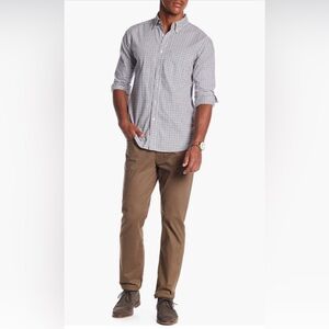 Lucky Brand Men's 121 Slim Straight leg trousers Bark brown 36 x 30